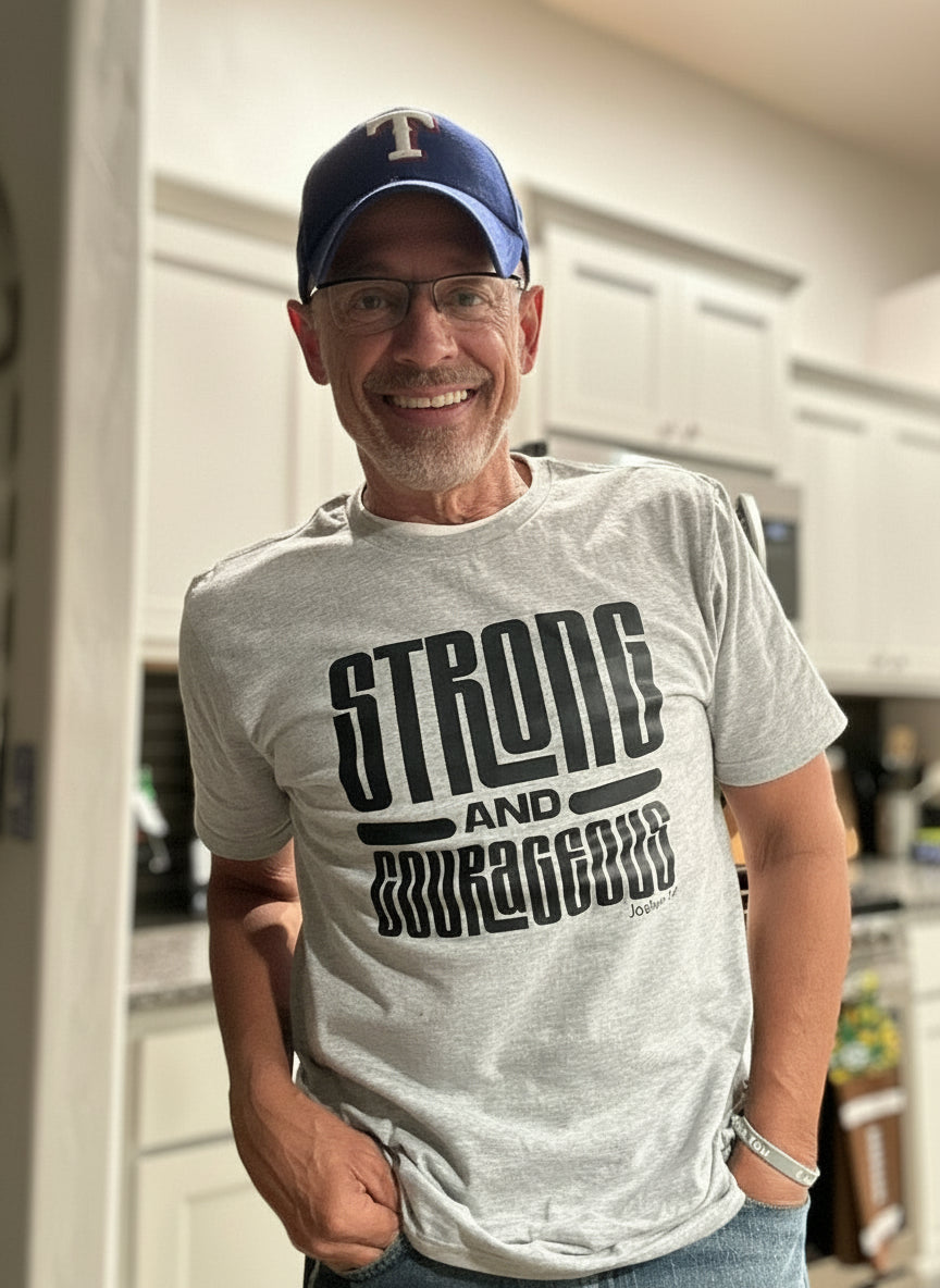 Strong & Courageous tee