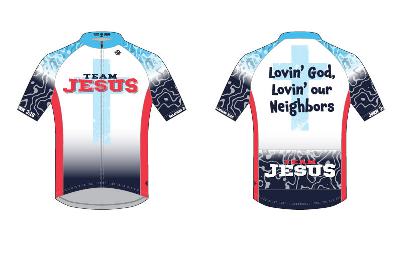 Team Jesus Cycling Jersey 2025 RAGBRAI edition