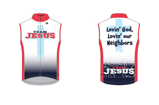 Team Jesus sleeveless cycling Jersey